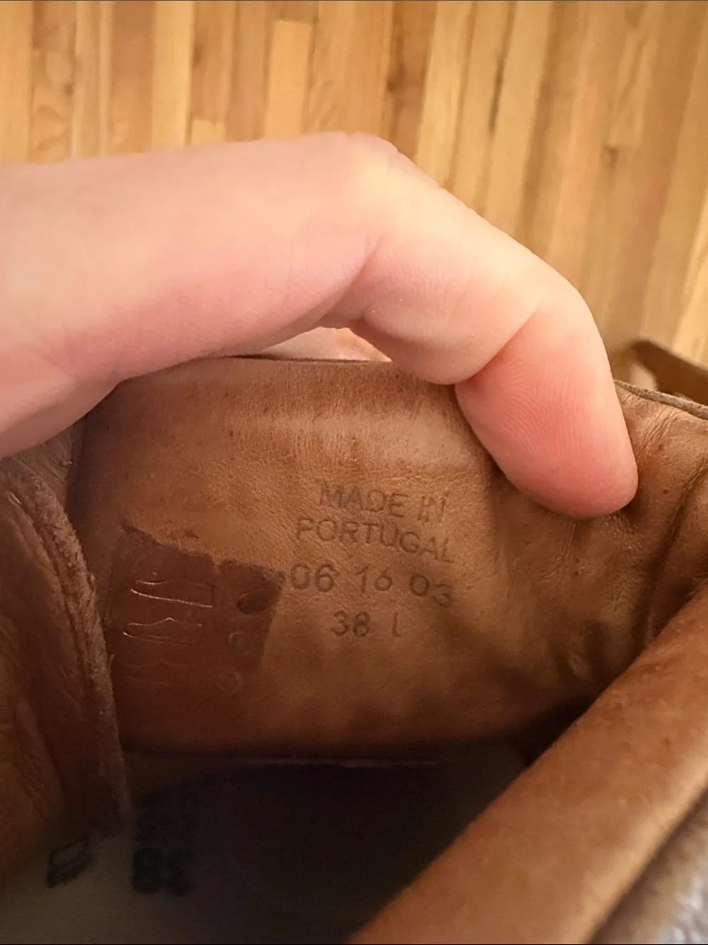 Vintage Birkenstock brown leather high tops